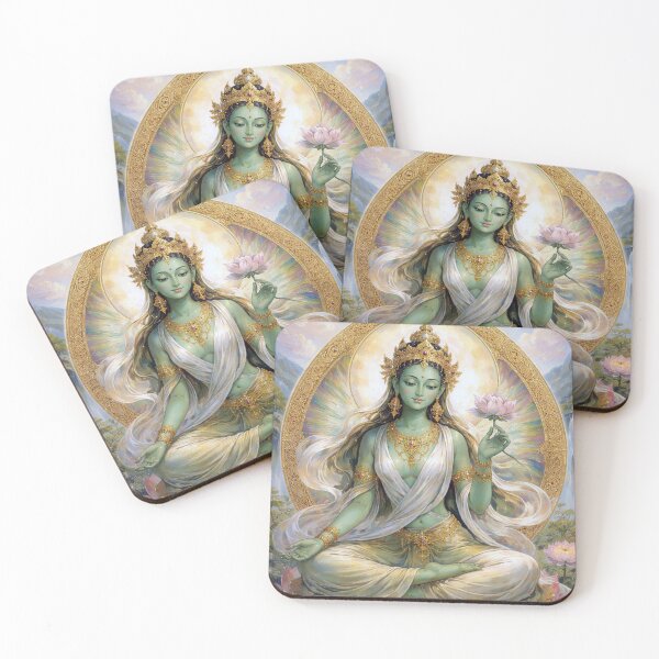 Item preview, Tara Painting – Goddess of Compassion and Protection designed and sold by GalleryKauffeld.