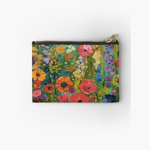 Item preview, Gustav Klimt Flower Garden Vivid Seamless Flowers Vintage Floral Patterns Digital Art Illustration designed and sold by Matt_Smith.