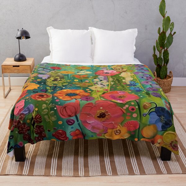 Item preview, Gustav Klimt Flower Garden Vivid Seamless Flowers Vintage Floral Patterns Digital Art Illustration designed and sold by Matt_Smith.