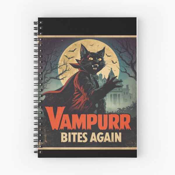 Item preview, Vampurr Bites Again: A Funny Cat designed and sold by zingbing.