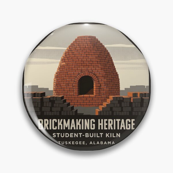 Item preview, Tuskegee Brickmaking Heritage Kiln Alabama Sticker designed and sold by DetourDgn.