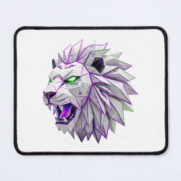 Item preview, Cyberpunk Halloween Lion - Origami Low Poly designed and sold by Marcu Ioachim.