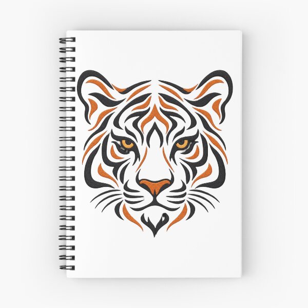 Item preview, Black & Orange Tiger Face – Fierce Wildlife Animal Graphic designed and sold by CreativeCharmCo.