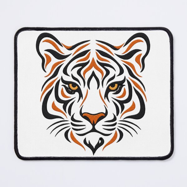Item preview, Black & Orange Tiger Face – Fierce Wildlife Animal Graphic designed and sold by CreativeCharmCo.