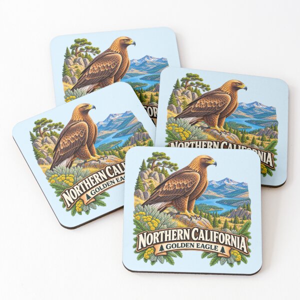 Item preview, Northern California, Golden Eagle, Mountain Wilderness designed and sold by Myra365Art.