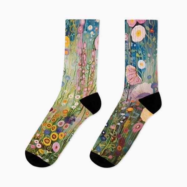 Item preview, Gustav Klimt Flower Garden Vivid Seamless Flowers Vintage Floral Patterns Digital Art Illustration designed and sold by Matt_Smith.