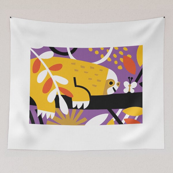 Item preview, A Sleepy Sloth Meets a Tiny Butterfly designed and sold by iliantymizwa.
