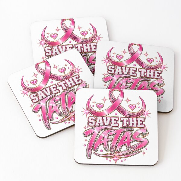 Item preview, Save the Tatas Pink Ribbon Breast Cancer Awareness designed and sold by KireVeronica.