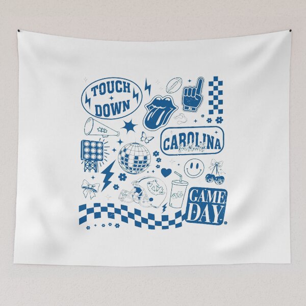 Item preview, Carolina Game Day Retro Vibes Fun designed and sold by Snyder93.