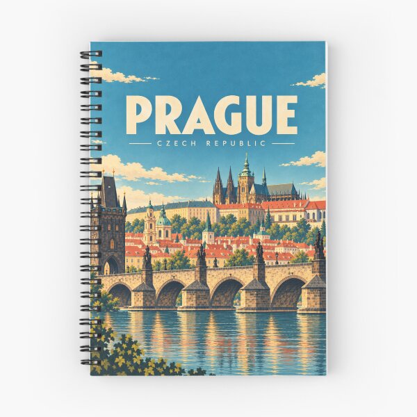Item preview, Prague Vintage Mid-Century City Art designed and sold by MichaeIRellov.