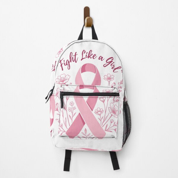 Item preview, Fight Like a Girl Pink Ribbon Floral Awareness Design designed and sold by KRStyleClub.