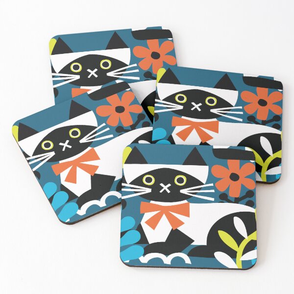 Item preview, Fancy Cat in a Midnight Garden designed and sold by iliantymizwa.
