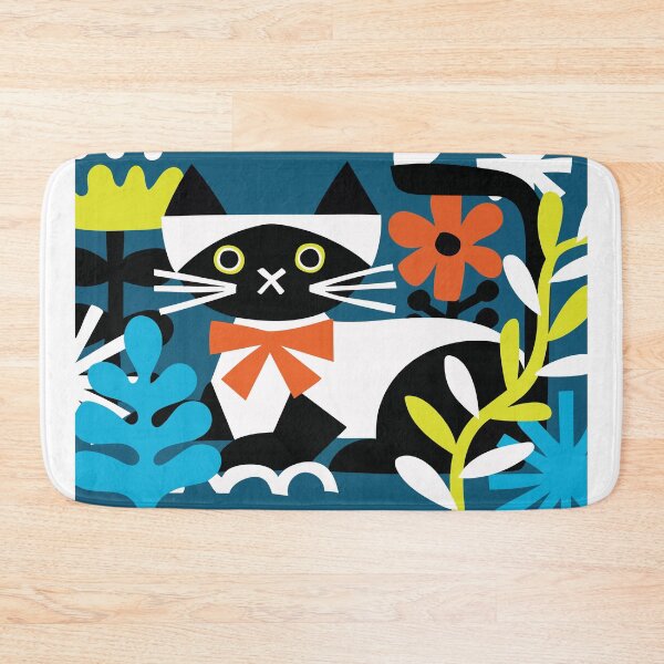 Item preview, Fancy Cat in a Midnight Garden designed and sold by iliantymizwa.