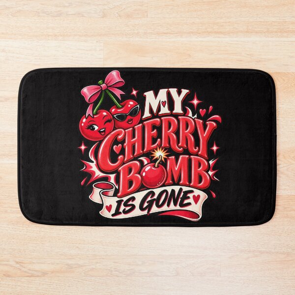 Item preview, My Cherry Bomb Is Gone | Retro Cherry Graphic designed and sold by PaisleyMarten.