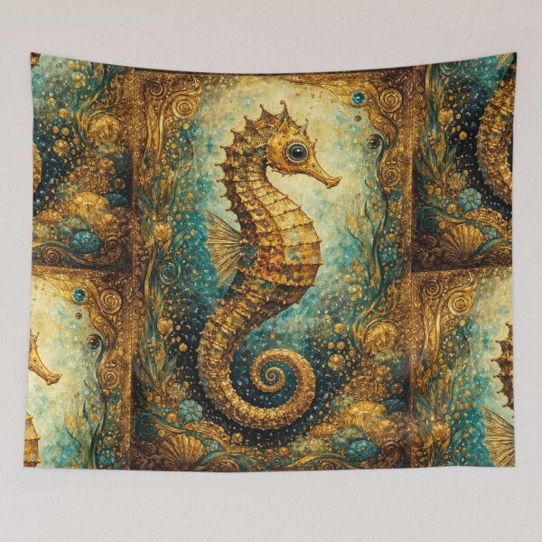 Item preview, Seahorse Painting – Beautiful Ocean Life designed and sold by GalleryKauffeld.