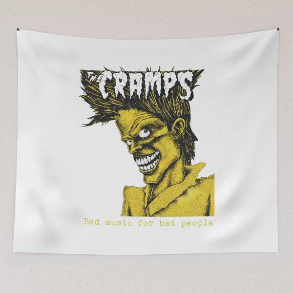 Item preview, The Cramps Bad Music For Bad People Rock Art designed and sold by ANNAERYOUYCH.