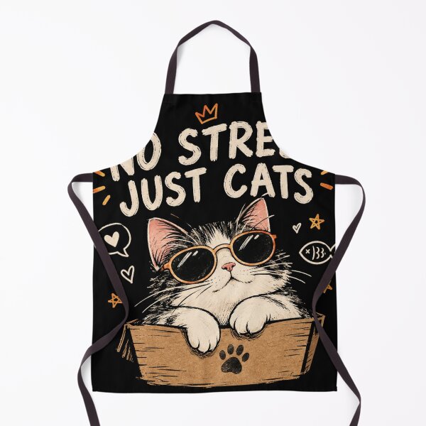 Item preview, No Stress Just Cats - Cool Sunglasses Cat in Box designed and sold by GenZFashion000.