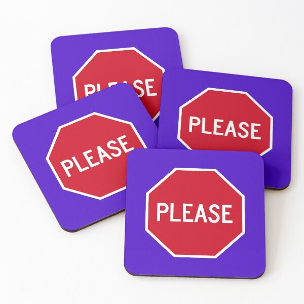 Item preview, Please Stop Sign designed and sold by Karate Octopus.