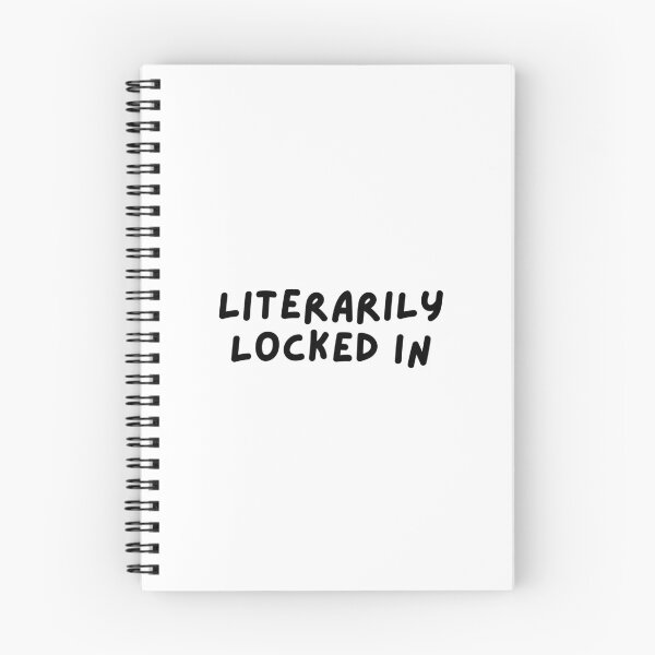 Item preview, Literarily Locked In | Bookish | Booktok | Funny designed and sold by The Turquoise Brush.