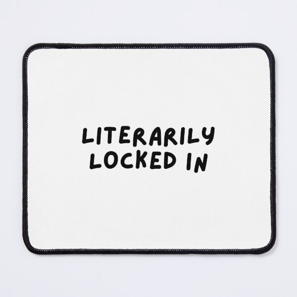 Item preview, Literarily Locked In | Bookish | Booktok | Funny designed and sold by The Turquoise Brush.