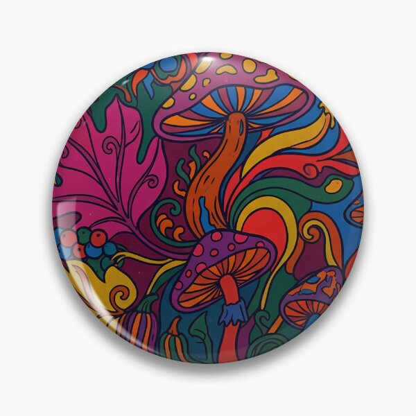 Item preview, Psychedelic Autumn Mushroom Forest Pattern designed and sold by Ivy-Triggs.