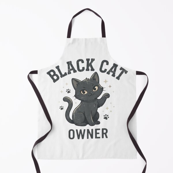 Item preview, Black Cat Owner Funny Cute Cat Lover Pet Parent Vintage Retro designed and sold by KreatoLab.