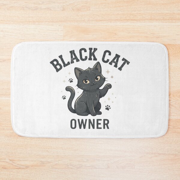 Item preview, Black Cat Owner Funny Cute Cat Lover Pet Parent Vintage Retro designed and sold by KreatoLab.