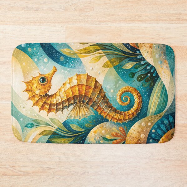 Item preview, Seahorse illustration – Underwater Marine Life designed and sold by GalleryKauffeld.