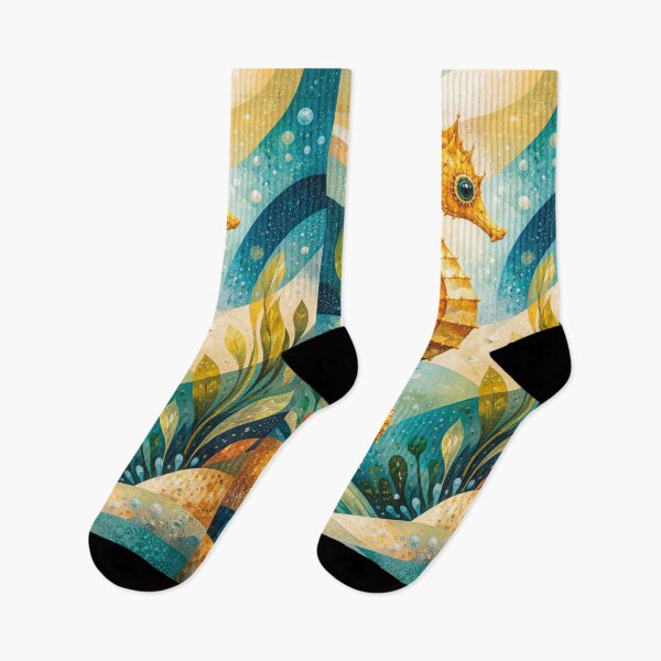 Item preview, Seahorse illustration – Underwater Marine Life designed and sold by GalleryKauffeld.