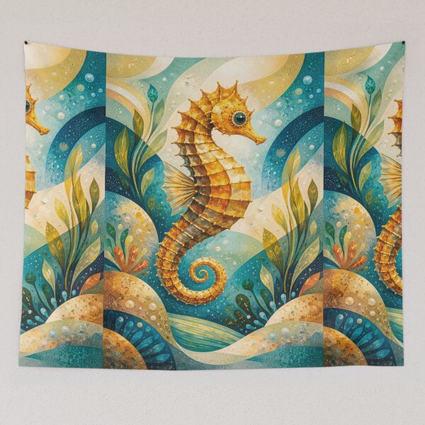 Item preview, Seahorse illustration – Underwater Marine Life designed and sold by GalleryKauffeld.