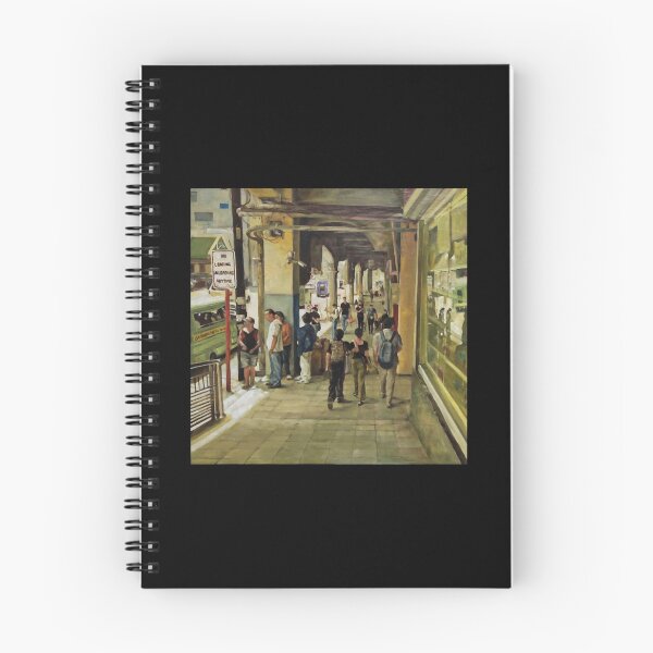 Item preview, An Afternoon At Roxas Vintage Street Fine Art Painting designed and sold by Moonmorc.