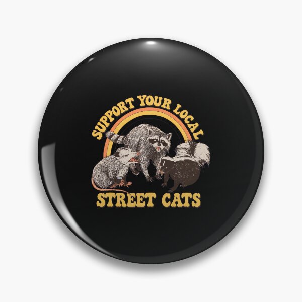 Item preview, Support Your Local Street Cats Retro Animal Rainbow designed and sold by Richaeman.
