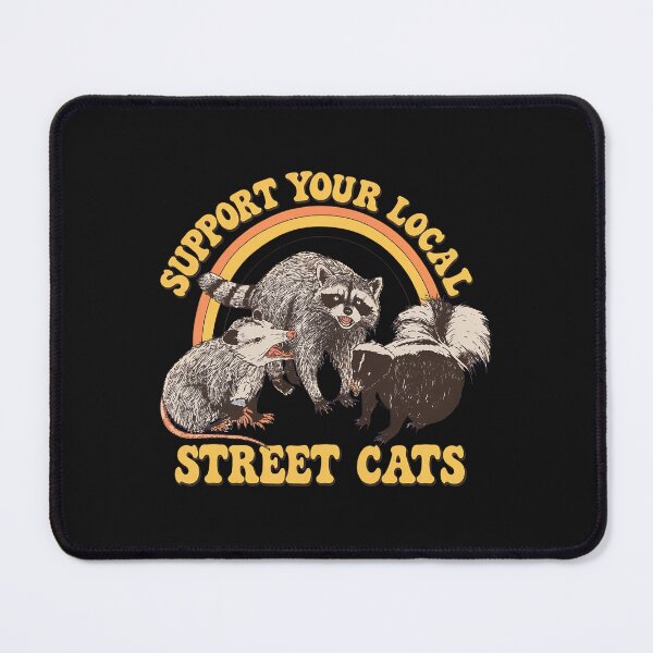 Item preview, Support Your Local Street Cats Retro Animal Rainbow designed and sold by Richaeman.