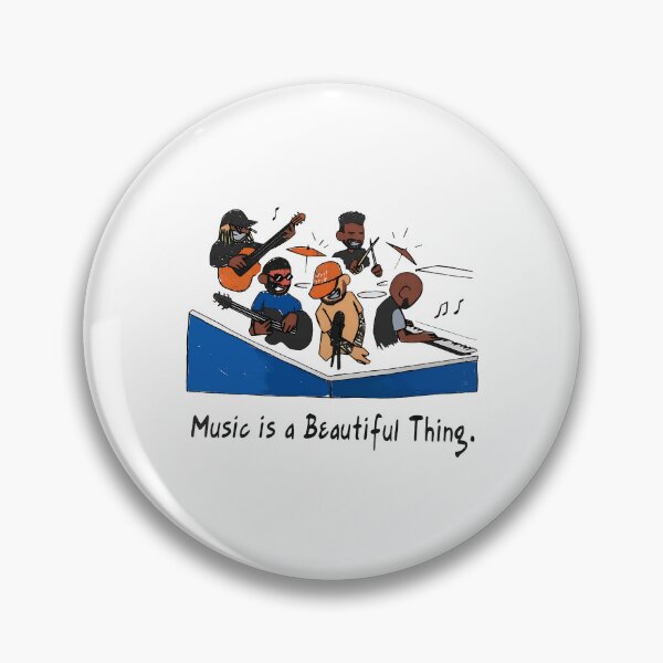 Item preview, Cartoon Band Music is a Beautiful Thing Tee designed and sold by Dalaysia98.