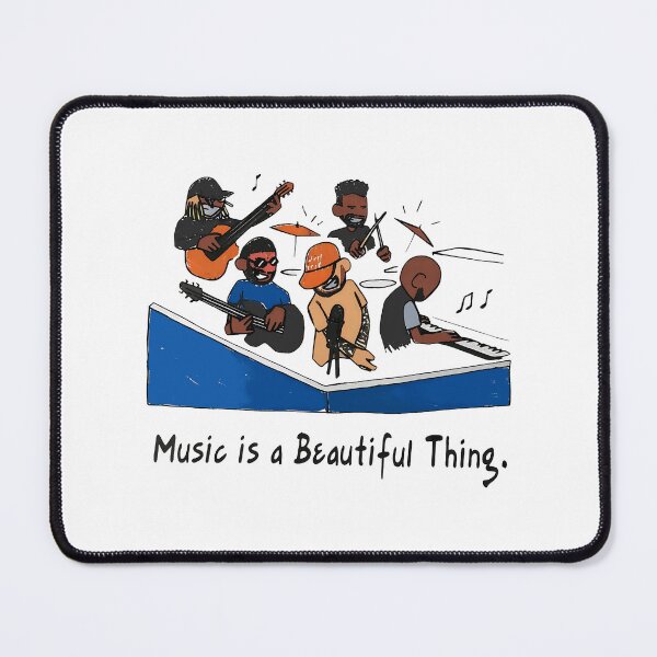 Item preview, Cartoon Band Music is a Beautiful Thing Tee designed and sold by Dalaysia98.