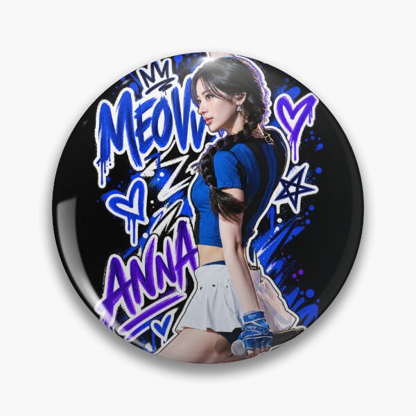 Item preview, Anna MEOVV Ddi Ro Ri Cobalt Splatter Performance Graphic designed and sold by Valereekmerch.