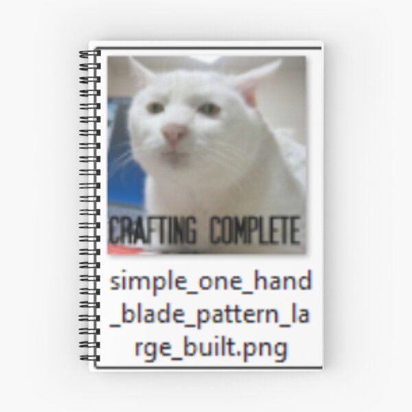 Item preview, crafting complete designed and sold by MemeOfTheCrop.