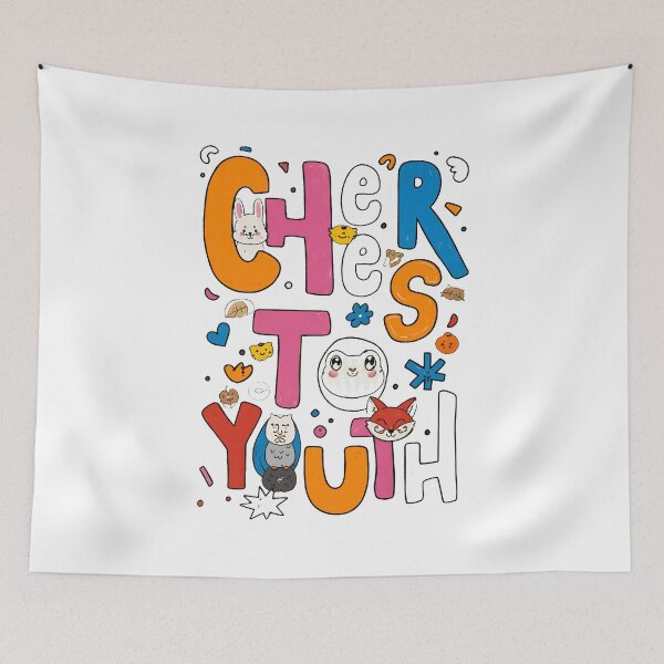 Item preview, Cheers To Youth Retro Cute Animals  designed and sold by Treichel1985.