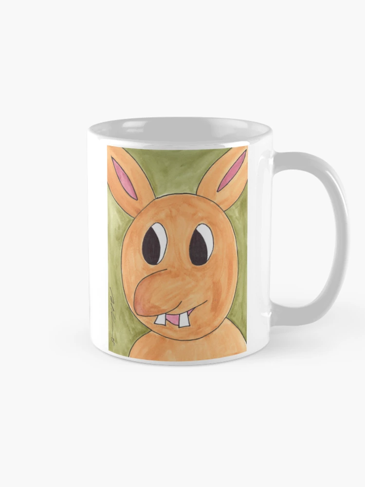 Thumbnail 3 of 6, Coffee Mug, funny Faces, Rabbit designed and sold by Anke‘s Bazaar.
