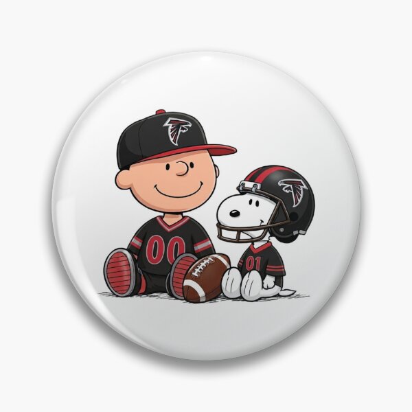 Item preview,  Snoopy And Charlie Brown Atlanta Falcons Football Fan designed and sold by DamianRoy88.
