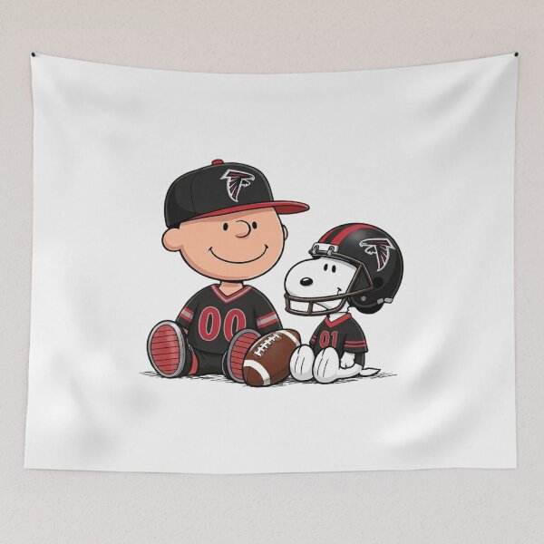 Item preview,  Snoopy And Charlie Brown Atlanta Falcons Football Fan designed and sold by DamianRoy88.