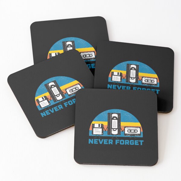 Item preview, Retro Tech Nostalgia Never Forget Floppy VHS Cassette designed and sold by Richaeman.