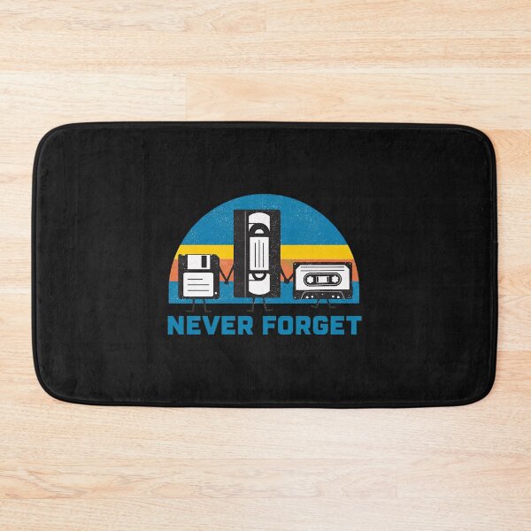 Item preview, Retro Tech Nostalgia Never Forget Floppy VHS Cassette designed and sold by Richaeman.