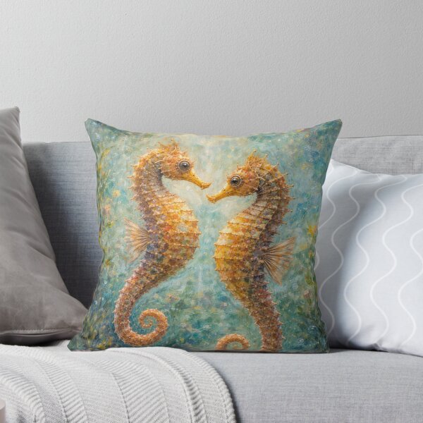Item preview, Seahorse Painting – Tropical Seahorses and Sea Life designed and sold by GalleryKauffeld.