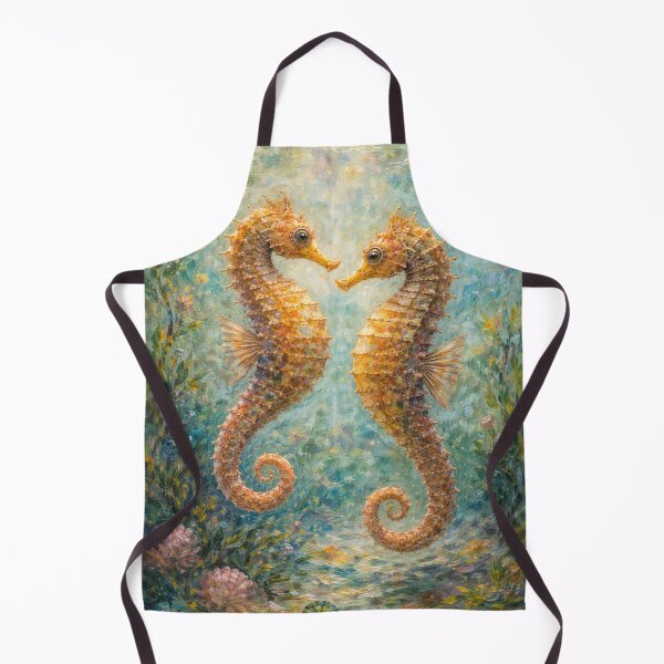 Item preview, Seahorse Painting – Tropical Seahorses and Sea Life designed and sold by GalleryKauffeld.