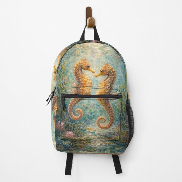 Item preview, Seahorse Painting – Tropical Seahorses and Sea Life designed and sold by GalleryKauffeld.