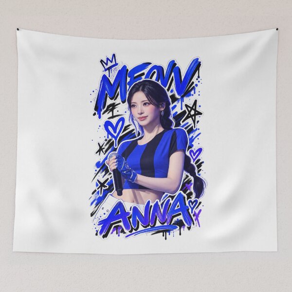 Item preview, Anna MEOVV Favorite Song Streetwear Ink Splash Visual designed and sold by Valereekmerch.