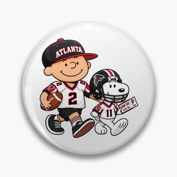 Item preview, Atlanta Falcons Charlie Brown & Snoopy Football designed and sold by PsycheValley.