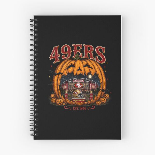 Item preview, 49ers Halloween Pumpkin Stadium Football designed and sold by PsycheValley.