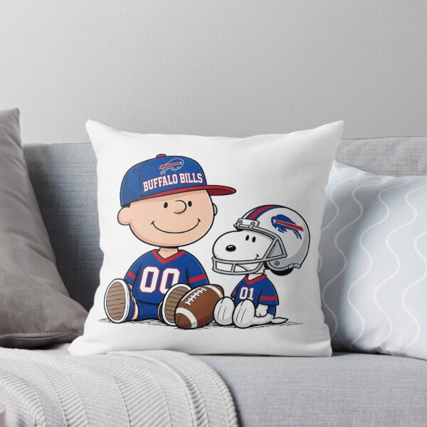 Item preview, Snoopy And Charlie Brown Buffalo Bills Football Fan designed and sold by DamianRoy88.